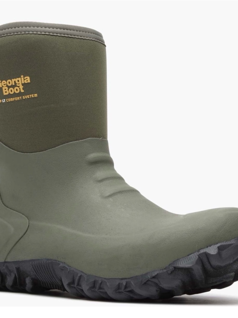 Georgia Boot Olive Green Neoprene Waterproof Slip-On Boot